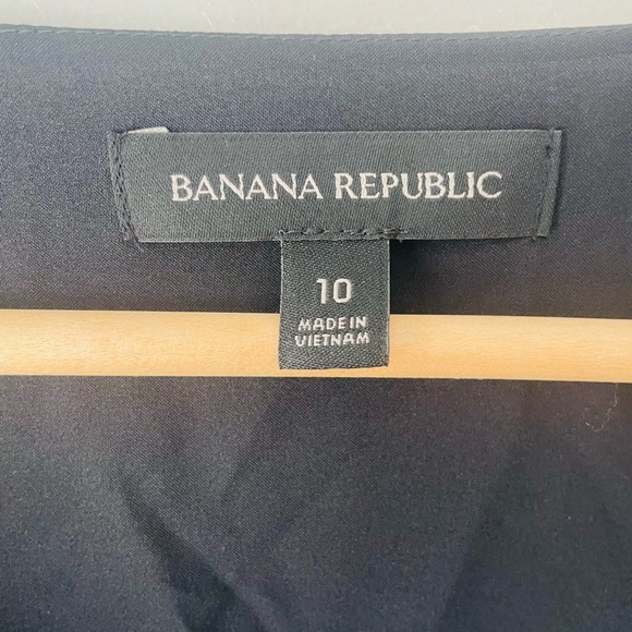 Banana Republic Black and Purple Floral Long Sleeve Maxi - Picture 5 of 10